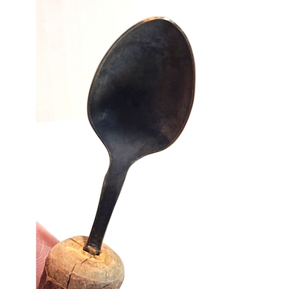 RARE Oneida Ltd Wood Kids Baby Spoon Unique - Picture 5 of 6